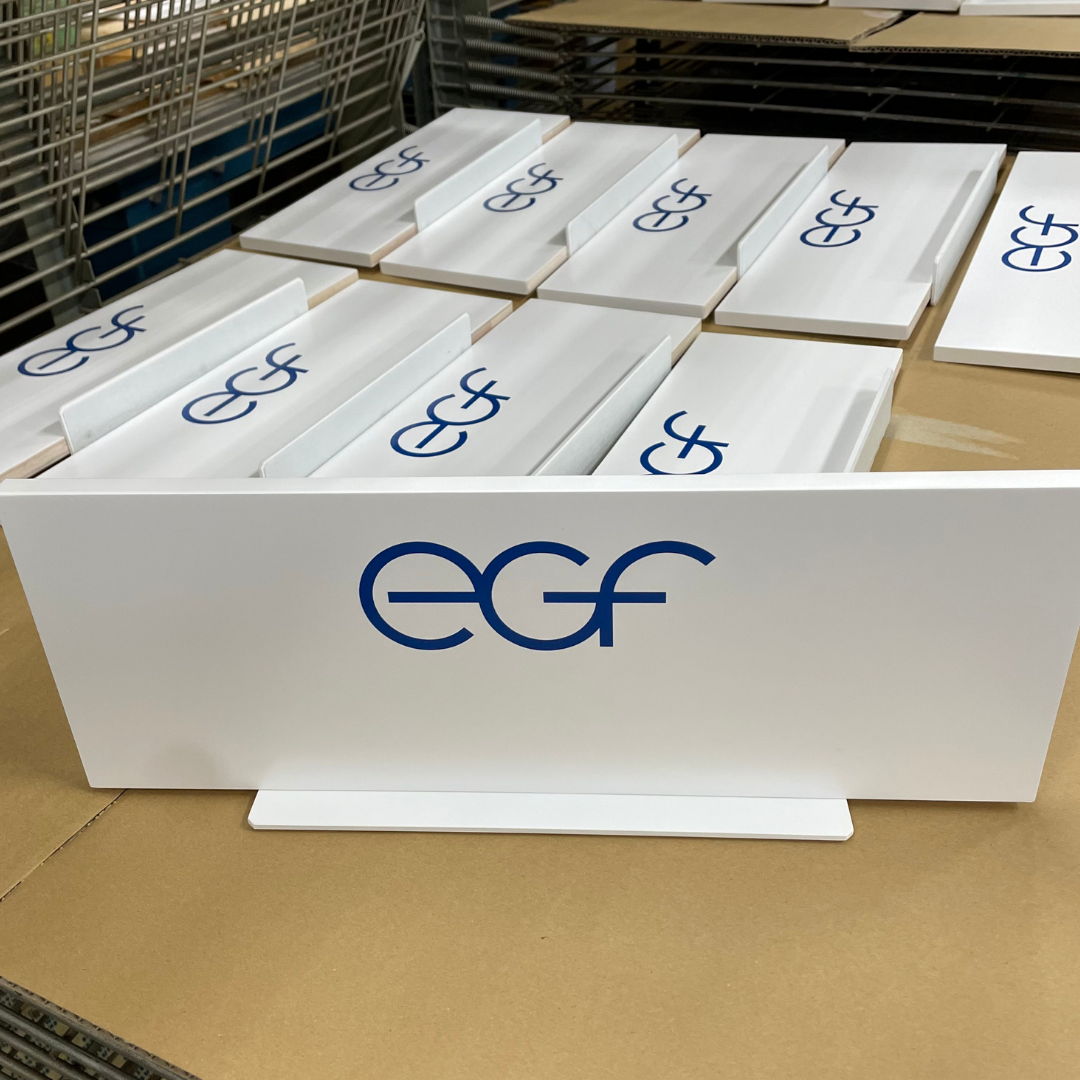 egf様 卓上スタンド・シルク印刷の施工事例