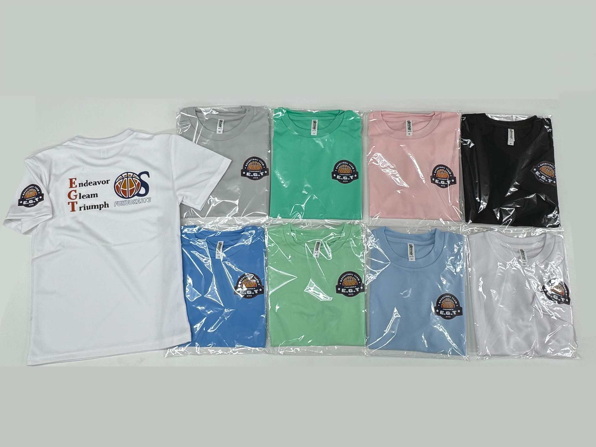 OHNO SOUTHミニバスケットボールクラブ様(福岡県大野城市)のオーダーチームプラクティスTシャツ・オリジナルゲームシャツ製作3